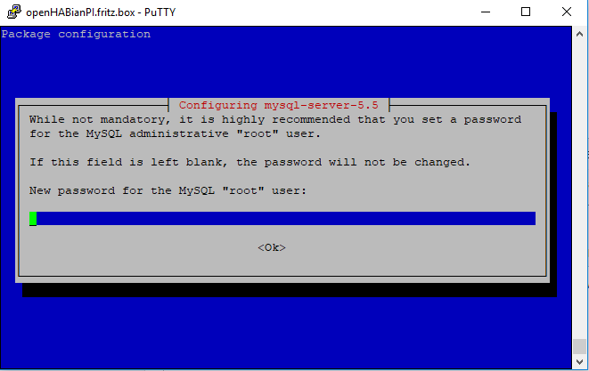 mySQL - root passwort